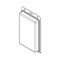 Visipak Thermoform-CLAMSHELL-#588-10.938-6.875-9.313-5.750-1.125-0.015-CLEAR-STOCK 588TF - alternate 1